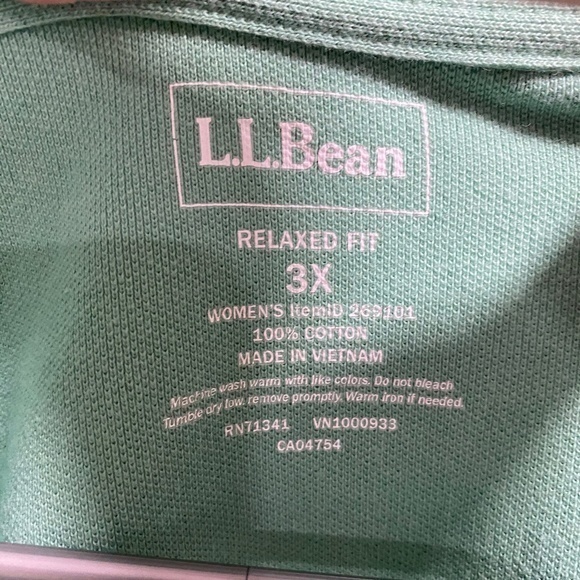 3 L.L. Bean/Lands End Green,‎ Yellow, and Coral color Polo Relaxed Fit Sz 3x - Picture 2 of 12